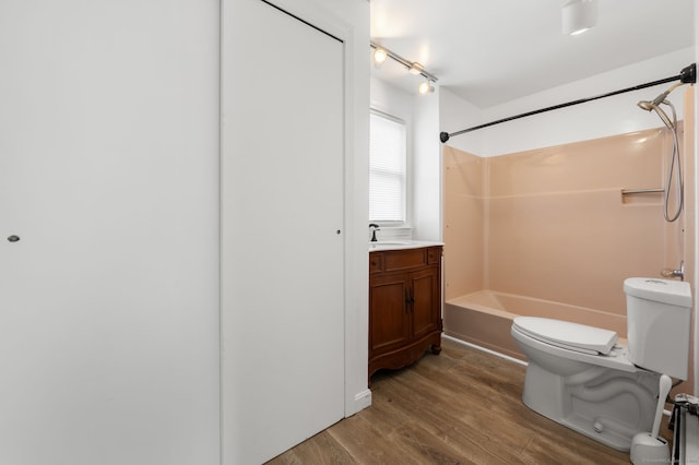 8 Griswold Dr, East Lyme, CT 06357 - full bathroom with tub / shower combination, wood finished floors, and vanity