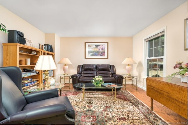 135 Harvest Woods Rd, Middlefield, CT 06481 - living room with wood finished floors and baseboards