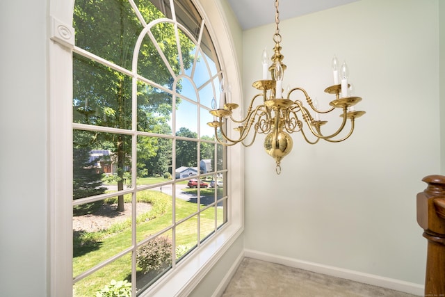 135 Harvest Woods Rd, Middlefield, CT 06481 - detailed view of a chandelier and carpet