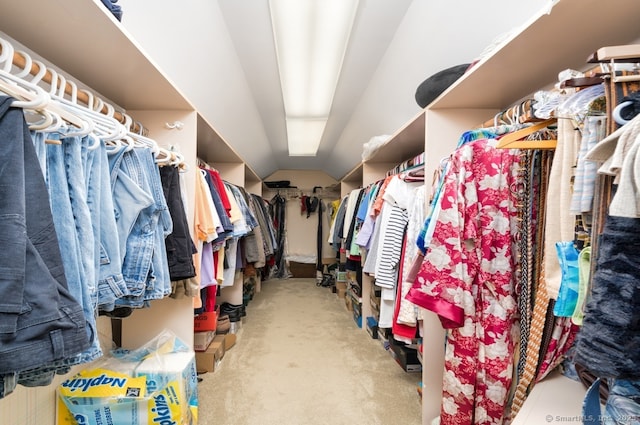 135 Harvest Woods Rd, Middlefield, CT 06481 - spacious closet with carpet flooring and lofted ceiling