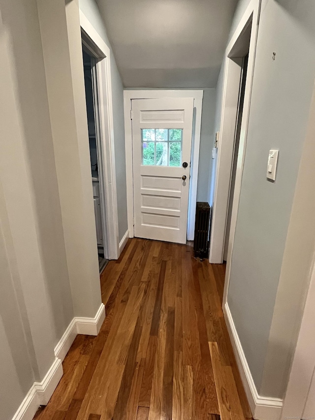 10 George St, Trumbull, CT 06611 - hall featuring radiator heating unit and wood finished floors