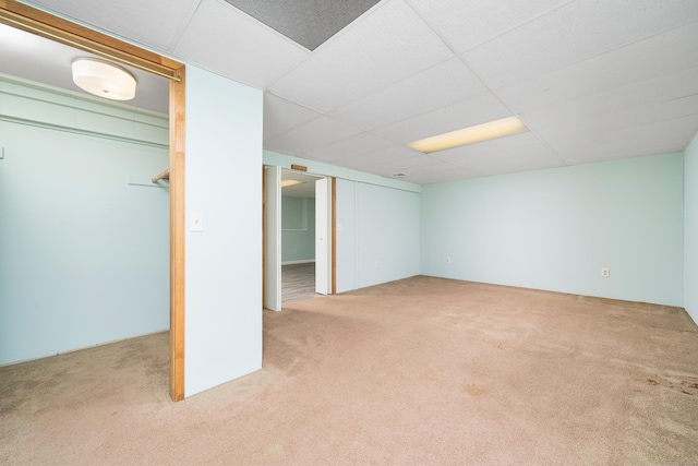 1037 Bartholomew Rd, Middletown, CT 06457 - finished below grade area featuring carpet and a drop ceiling