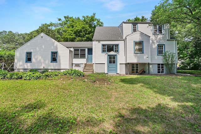 57 Lakeview Ave, Hamden, CT 06514 - view of front of home with a front lawn and roof with shingles