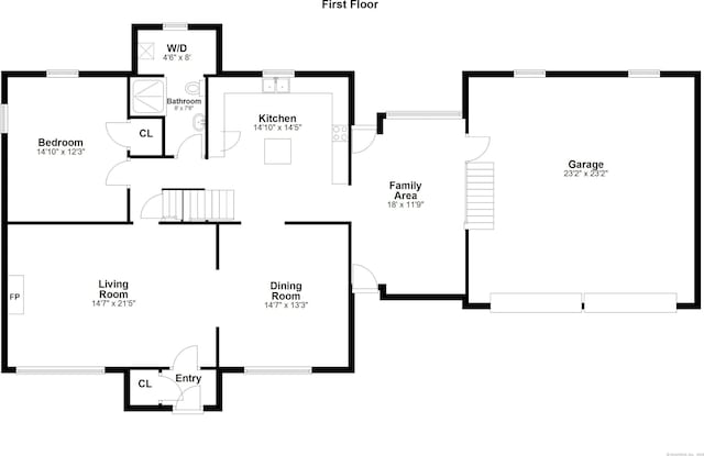 57 Lakeview Ave, Hamden, CT 06514 - view of room layout