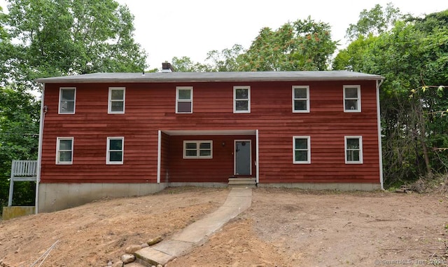 479 Kettletown Rd, Southbury, CT 06488 - view of front of home with a chimney