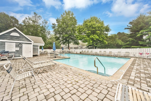 205 Windgate Cir Unit A, Monroe, CT 06468 - community pool with a patio