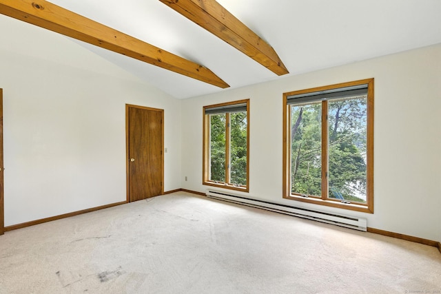 40 Alma Ave, Wolcott, CT 06716 - carpeted empty room with a baseboard heating unit and baseboards