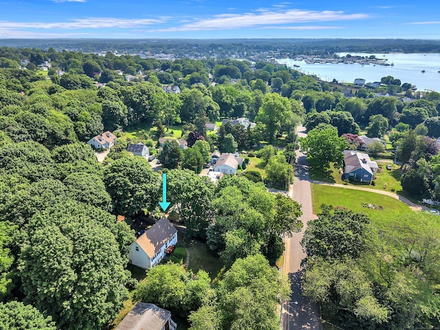 130 Irving St, Groton, CT 06355 - bird's eye view of a nearby body of water