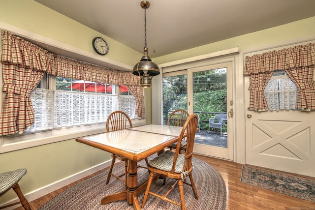 21 Oakwood Ave, Waterbury, CT 06708 - dining space with wood finished floors
