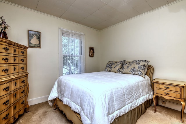21 Oakwood Ave, Waterbury, CT 06708 - carpeted bedroom featuring crown molding and baseboards