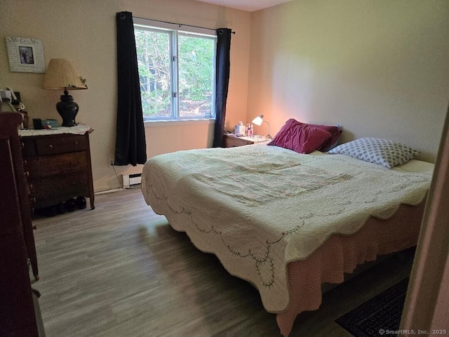 177 Lisle St Apt 5, Torrington, CT 06790 - bedroom featuring wood finished floors and baseboard heating