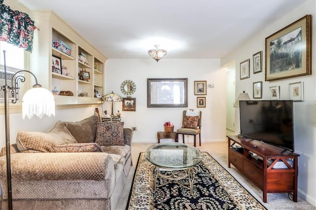 43 Plumtrees Rd Unit A, Bethel, CT 06801 - living room with light carpet and baseboards