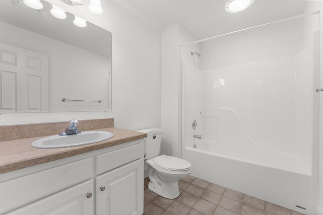 15 Sweet Meadow Dr, South Windsor, CT 06074 - bathroom featuring vanity, shower / bath combination, and tile patterned flooring