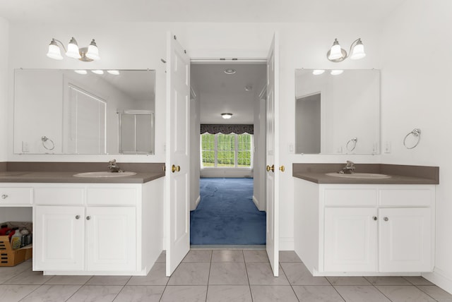 15 Sweet Meadow Dr, South Windsor, CT 06074 - full bathroom featuring vanity and a shower with shower door