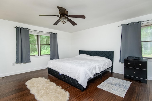 1668 N Rd, Killingly, CT 06241 - bedroom with wood finished floors and ceiling fan