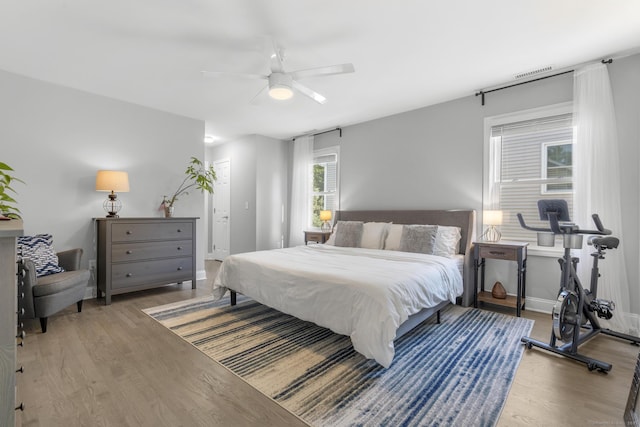 11 Regan Cir, Shelton, CT 06484 - bedroom with wood finished floors and a ceiling fan