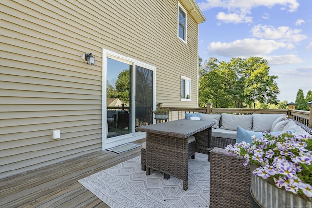 11 Regan Cir, Shelton, CT 06484 - wooden deck with an outdoor hangout area