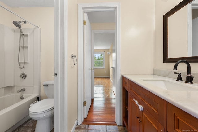 846 Long Hill Rd Unit 846, Middletown, CT 06457 - bathroom featuring vanity and washtub / shower combination