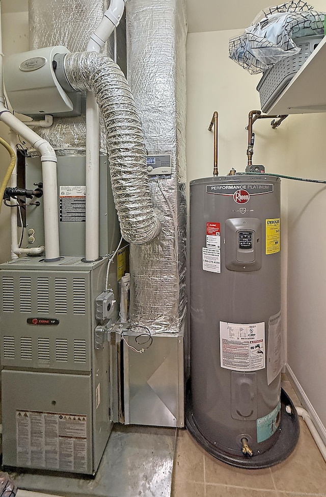 36 Todd St Unit 606, Hamden, CT 06518 - utility room with electric water heater