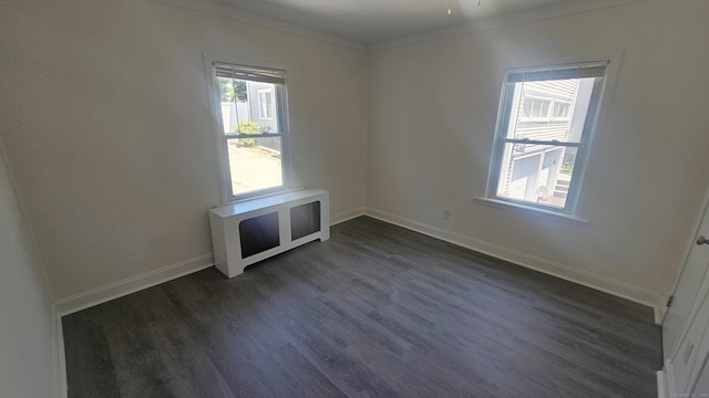 83 Mulberry St, Stamford, CT 06907 - empty room with dark wood-style floors and baseboards