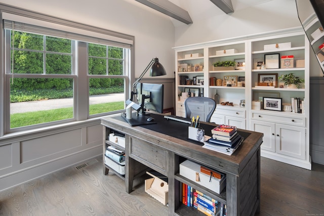 74 Brookside Rd, Darien, CT 06820 - office featuring dark wood-type flooring