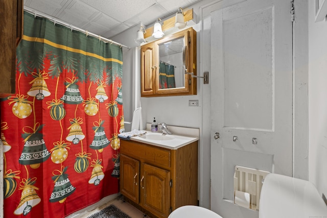 96 Melbourne Ter, Waterbury, CT 06704 - bathroom with vanity and a shower with curtain