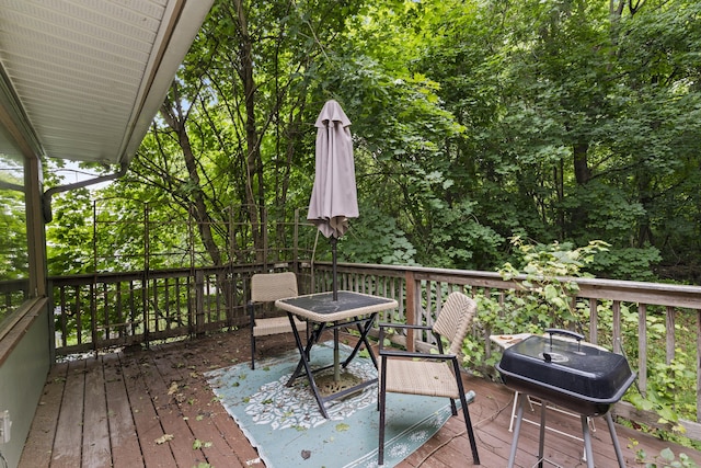 96 Melbourne Ter, Waterbury, CT 06704 - wooden deck featuring grilling area