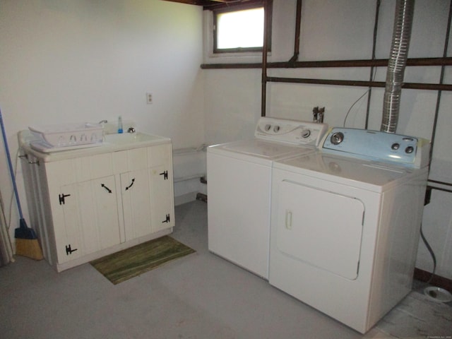 8 Susan Ln, Meriden, CT 06450 - laundry room with independent washer and dryer and cabinet space