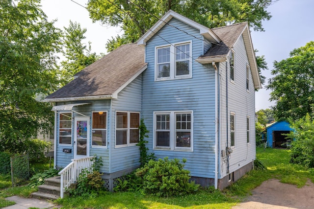 49 Richard Rd, East Hartford, CT 06119 - view of front of property with roof with shingles