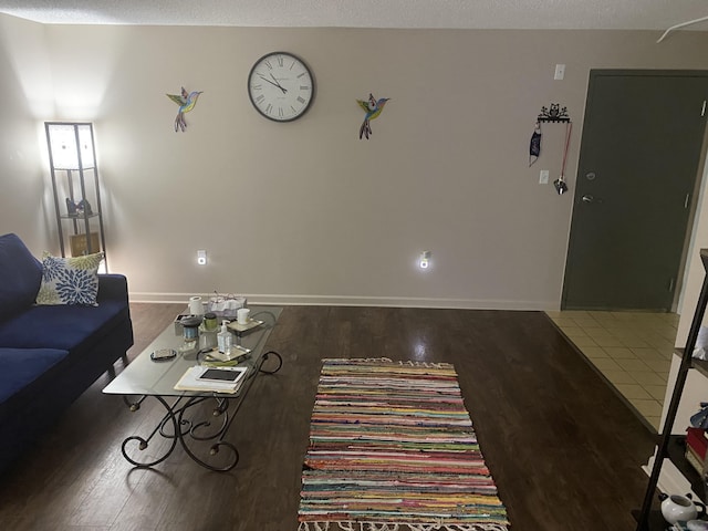 755 Wethersfield Ave Apt A5, Hartford, CT 06114 - living room with wood finished floors and a textured ceiling