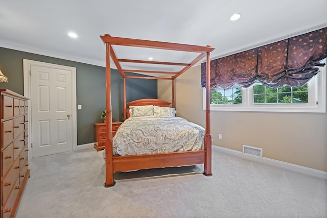 40 Hawley Rd, Danbury, CT 06811 - carpeted bedroom featuring recessed lighting and crown molding