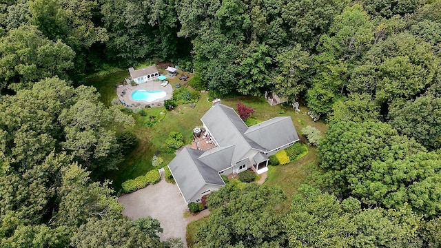 115 Center Rd, Woodstock, CT 06281 - aerial view of property's location featuring a pool