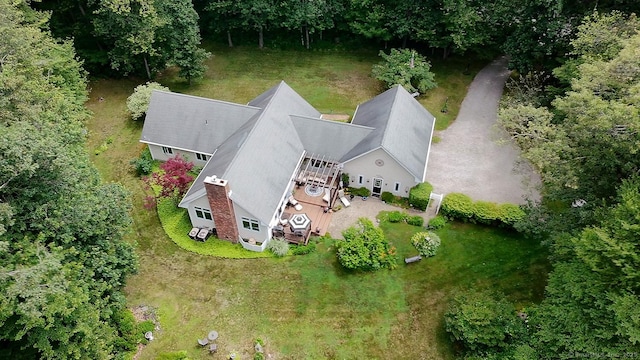 115 Center Rd, Woodstock, CT 06281 - view from above of property