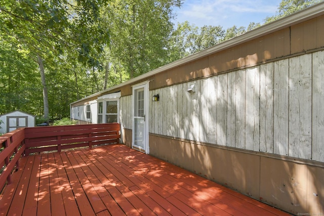 28 Nashua St, Norwich, CT 06360 - deck with a storage shed