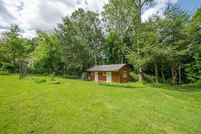 25 Old Middle Rd, Brookfield, CT 06804 - view of grassy yard featuring a shed