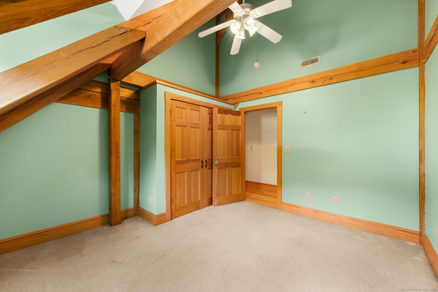 18 Sandpiper Ln, East Lyme, CT 06333 - unfurnished bedroom featuring carpet flooring and lofted ceiling