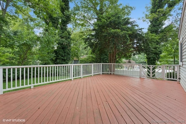 6 Kingsbury Rd, Norwalk, CT 06851 - wooden terrace featuring view of scattered trees