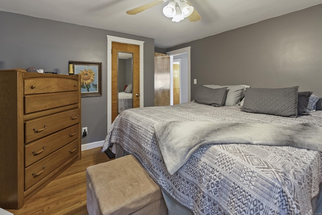 15 Denis Dr, Thompson, CT 06255 - bedroom featuring wood finished floors and a ceiling fan