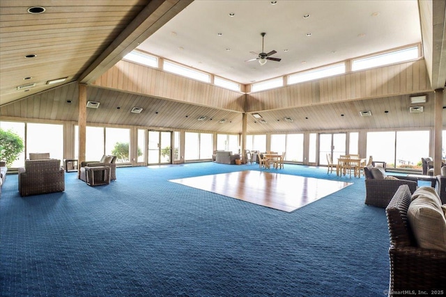 17 Harbour Vlg Unit F, Branford, CT 06405 - view of pool with a ceiling fan and outdoor lounge area