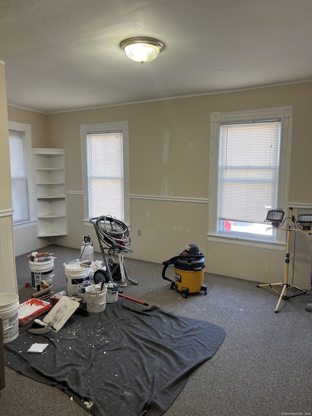 183 Franklin St, Norwich, CT 06360 - recreation room with carpet floors
