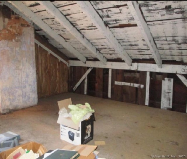 293 Central Ave, Norwich, CT 06360 - view of unfinished attic