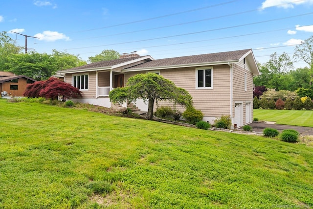 475 Pine Tree Dr, Orange, CT 06477 - ranch-style home featuring a garage and a front yard