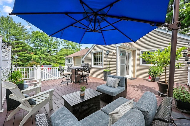 18 Chestnut Hill Rd, Simsbury, CT 06092 - deck featuring outdoor dining area and an outdoor hangout area
