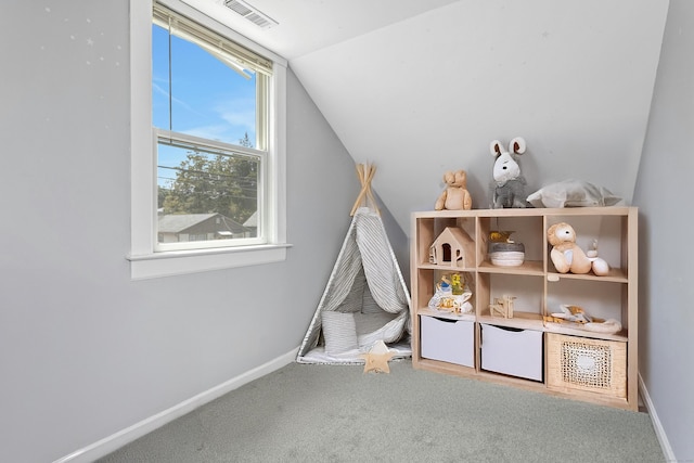 11 Margaret St, Norwalk, CT 06851 - recreation room featuring carpet and vaulted ceiling