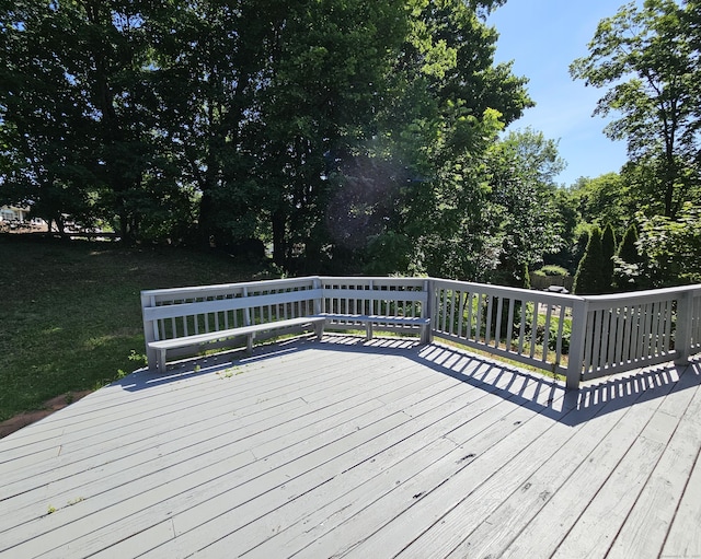 38 Sylvan Ave, Wallingford, CT 06492 - view of wooden terrace