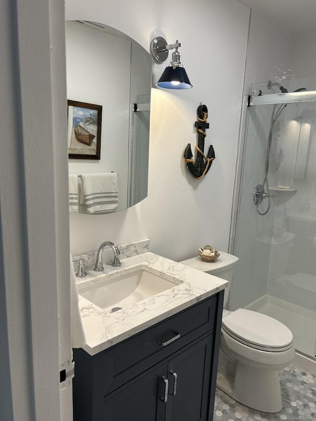 63 E Broadway Unit D, Milford, CT 06460 - bathroom with a stall shower and vanity