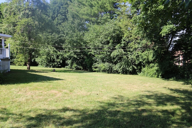 2337 Stanley St, New Britain, CT 06053 - view of grassy yard featuring a view of trees