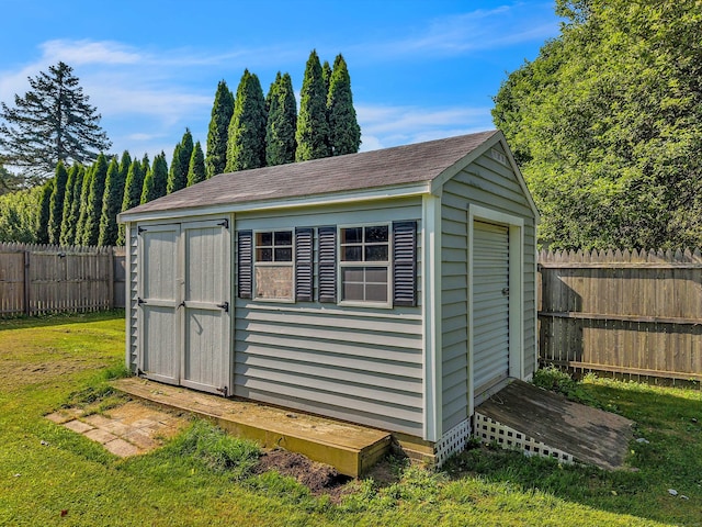315 Judson Ave, Groton, CT 06355 - view of shed with a fenced backyard