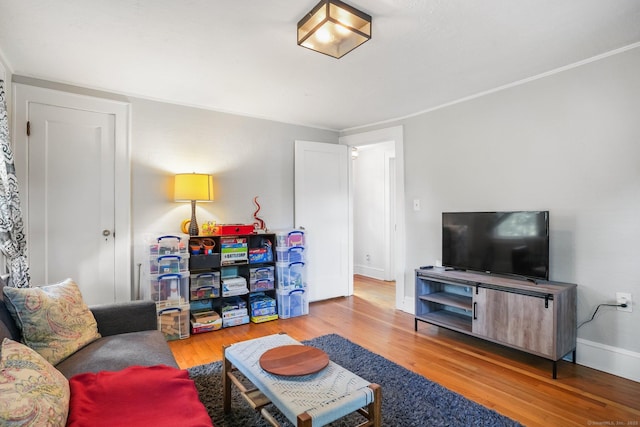 2 Clearview Ave, Norwalk, CT 06851 - living area featuring wood finished floors and baseboards
