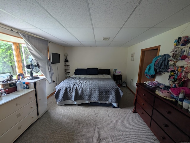 56 Mitchell St, New Britain, CT 06053 - carpeted bedroom with a drop ceiling